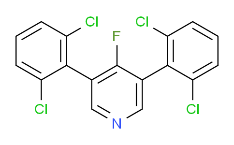 3,5-Bis(2,6-dichlorophenyl)-4-fluoropyridine