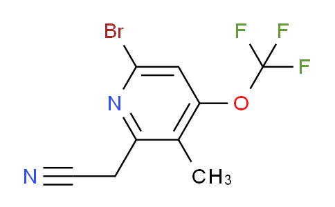 AM38671 | 1804569-49-0 | 6-Bromo-3-methyl-4-(trifluoromethoxy)pyridine-2-acetonitrile