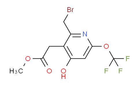 AM38680 | 1804837-48-6 | Methyl 2-(bromomethyl)-4-hydroxy-6-(trifluoromethoxy)pyridine-3-acetate
