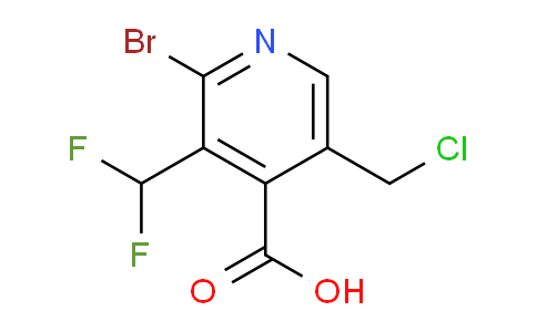 AM38687 | 1805953-40-5 | 2-Bromo-5-(chloromethyl)-3-(difluoromethyl)pyridine-4-carboxylic acid