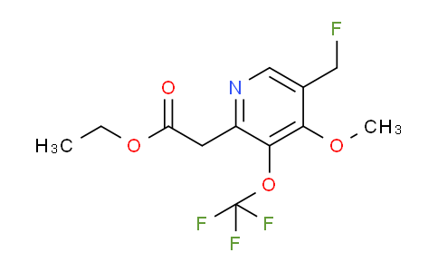 AM38695 | 1806003-20-2 | Ethyl 5-(fluoromethyl)-4-methoxy-3-(trifluoromethoxy)pyridine-2-acetate