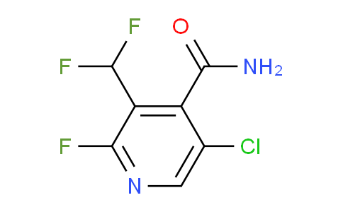 5-Chloro-3-(difluoromethyl)-2-fluoropyridine-4-carboxamide