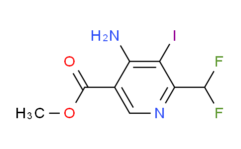 AM38715 | 1806790-69-1 | Methyl 4-amino-2-(difluoromethyl)-3-iodopyridine-5-carboxylate