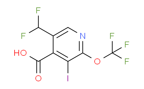 AM38733 | 1806180-45-9 | 5-(Difluoromethyl)-3-iodo-2-(trifluoromethoxy)pyridine-4-carboxylic acid