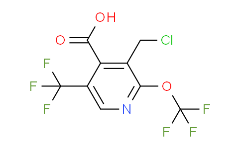 AM38744 | 1806776-15-7 | 3-(Chloromethyl)-2-(trifluoromethoxy)-5-(trifluoromethyl)pyridine-4-carboxylic acid