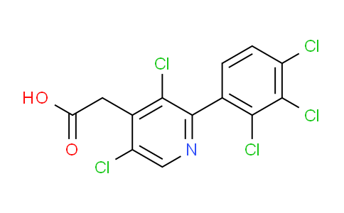 3,5-Dichloro-2-(2,3,4-trichlorophenyl)pyridine-4-acetic acid