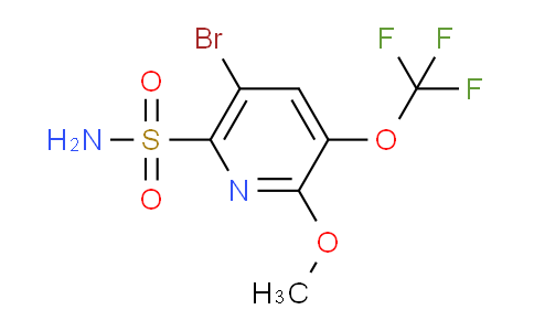 5-Bromo-2-methoxy-3-(trifluoromethoxy)pyridine-6-sulfonamide