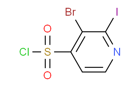 3-Bromo-2-iodopyridine-4-sulfonyl chloride