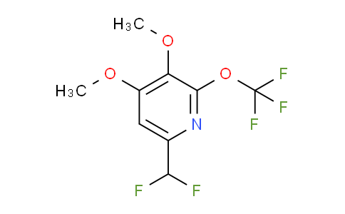 AM38768 | 1804466-01-0 | 3,4-Dimethoxy-6-(difluoromethyl)-2-(trifluoromethoxy)pyridine
