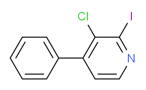 3-Chloro-2-iodo-4-phenylpyridine