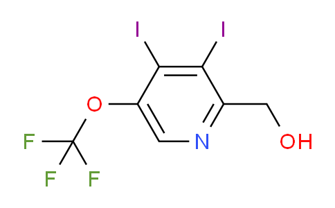 3,4-Diiodo-5-(trifluoromethoxy)pyridine-2-methanol