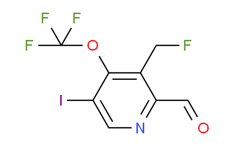 AM38777 | 1804839-71-1 | 3-(Fluoromethyl)-5-iodo-4-(trifluoromethoxy)pyridine-2-carboxaldehyde