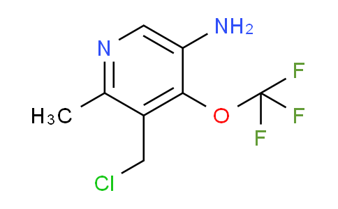 5-Amino-3-(chloromethyl)-2-methyl-4-(trifluoromethoxy)pyridine