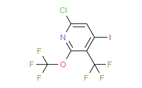 6-Chloro-4-iodo-2-(trifluoromethoxy)-3-(trifluoromethyl)pyridine