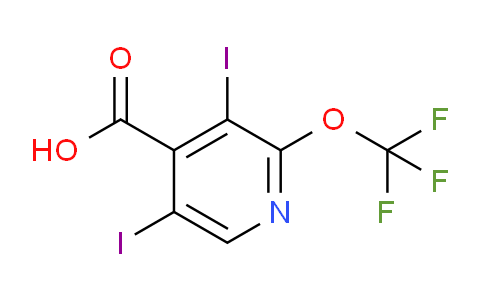 3,5-Diiodo-2-(trifluoromethoxy)pyridine-4-carboxylic acid
