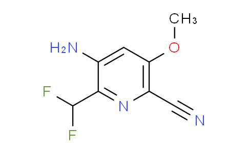 3-Amino-6-cyano-2-(difluoromethyl)-5-methoxypyridine