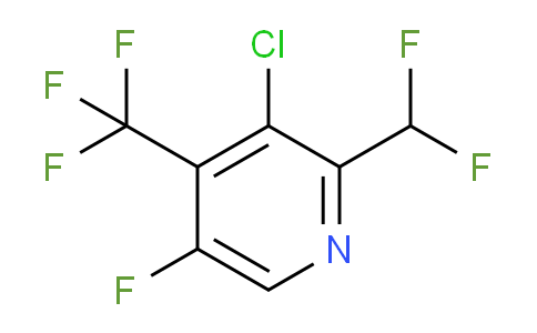 AM38814 | 1805262-44-5 | 3-Chloro-2-(difluoromethyl)-5-fluoro-4-(trifluoromethyl)pyridine