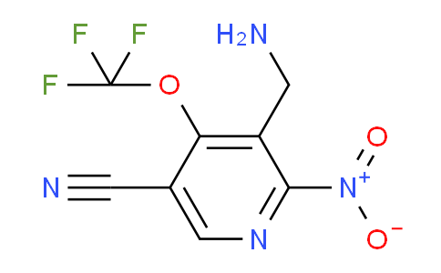 3-(Aminomethyl)-5-cyano-2-nitro-4-(trifluoromethoxy)pyridine