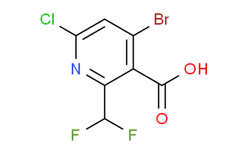 AM38848 | 1805340-19-5 | 4-Bromo-6-chloro-2-(difluoromethyl)pyridine-3-carboxylic acid