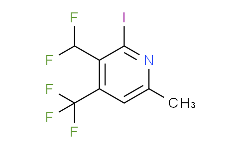 3-(Difluoromethyl)-2-iodo-6-methyl-4-(trifluoromethyl)pyridine
