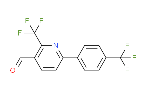 2-(Trifluoromethyl)-6-(4-(trifluoromethyl)phenyl)nicotinaldehyde