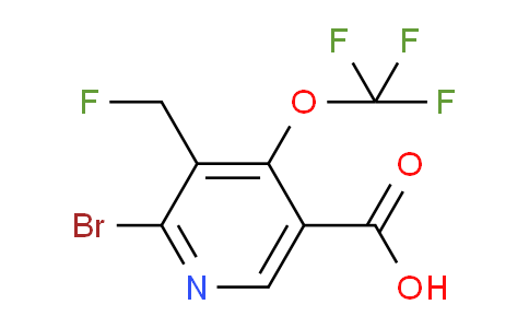 AM38853 | 1806078-37-4 | 2-Bromo-3-(fluoromethyl)-4-(trifluoromethoxy)pyridine-5-carboxylic acid