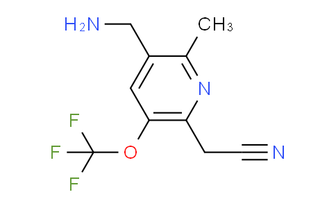 AM38858 | 1806776-56-6 | 3-(Aminomethyl)-2-methyl-5-(trifluoromethoxy)pyridine-6-acetonitrile