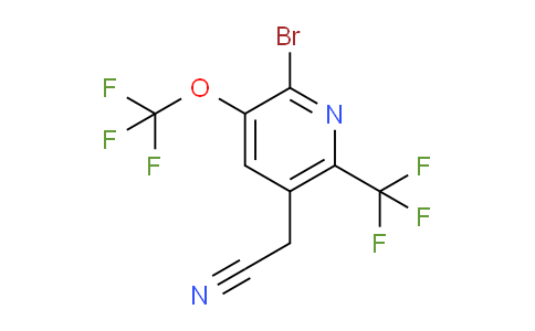 AM38870 | 1804000-06-3 | 2-Bromo-3-(trifluoromethoxy)-6-(trifluoromethyl)pyridine-5-acetonitrile