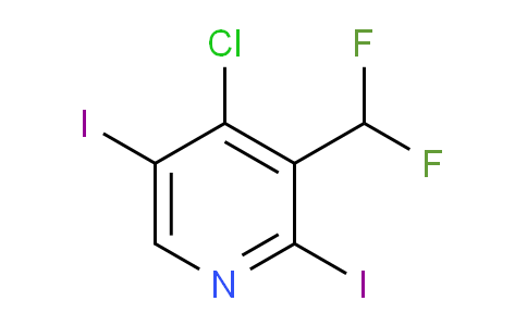 AM38904 | 1803668-97-4 | 4-Chloro-3-(difluoromethyl)-2,5-diiodopyridine