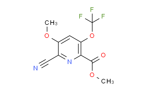 AM38905 | 1804729-44-9 | Methyl 2-cyano-3-methoxy-5-(trifluoromethoxy)pyridine-6-carboxylate