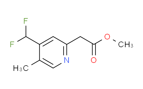 AM38907 | 1805323-89-0 | Methyl 4-(difluoromethyl)-5-methylpyridine-2-acetate