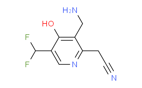 AM38909 | 1805088-49-6 | 3-(Aminomethyl)-5-(difluoromethyl)-4-hydroxypyridine-2-acetonitrile