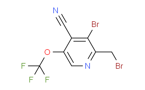 AM38910 | 1803617-16-4 | 3-Bromo-2-(bromomethyl)-4-cyano-5-(trifluoromethoxy)pyridine