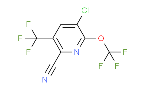 AM38913 | 1803913-17-8 | 3-Chloro-6-cyano-2-(trifluoromethoxy)-5-(trifluoromethyl)pyridine