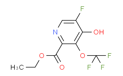 Ethyl 5-fluoro-4-hydroxy-3-(trifluoromethoxy)pyridine-2-carboxylate