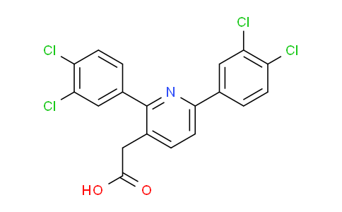 2,6-Bis(3,4-dichlorophenyl)pyridine-3-acetic acid