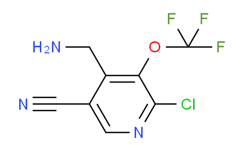4-(Aminomethyl)-2-chloro-5-cyano-3-(trifluoromethoxy)pyridine