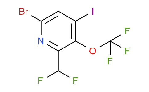 AM38937 | 1804648-71-2 | 6-Bromo-2-(difluoromethyl)-4-iodo-3-(trifluoromethoxy)pyridine