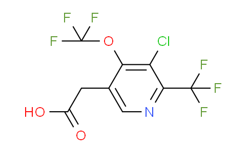 AM38945 | 1803966-20-2 | 3-Chloro-4-(trifluoromethoxy)-2-(trifluoromethyl)pyridine-5-acetic acid