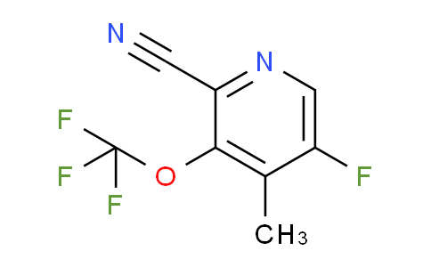 2-Cyano-5-fluoro-4-methyl-3-(trifluoromethoxy)pyridine
