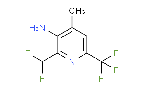 3-Amino-2-(difluoromethyl)-4-methyl-6-(trifluoromethyl)pyridine