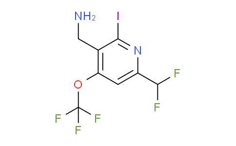 AM38959 | 1805965-01-8 | 3-(Aminomethyl)-6-(difluoromethyl)-2-iodo-4-(trifluoromethoxy)pyridine