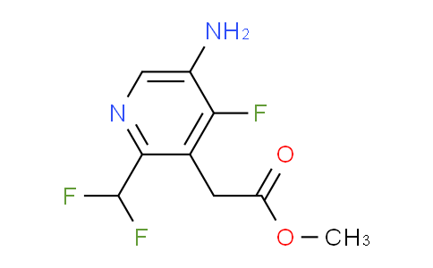 AM38975 | 1805326-27-5 | Methyl 5-amino-2-(difluoromethyl)-4-fluoropyridine-3-acetate