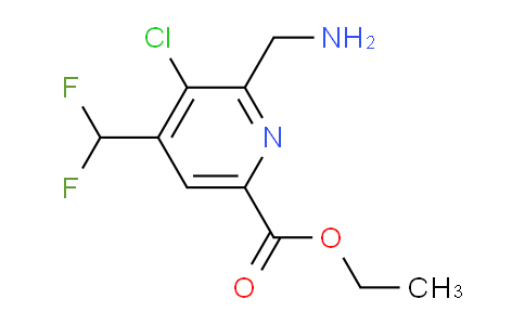AM39005 | 1806944-07-9 | Ethyl 2-(aminomethyl)-3-chloro-4-(difluoromethyl)pyridine-6-carboxylate