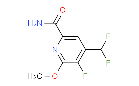 AM39022 | 1807155-51-6 | 4-(Difluoromethyl)-3-fluoro-2-methoxypyridine-6-carboxamide