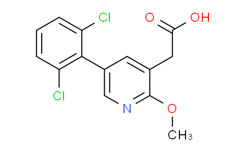 5-(2,6-Dichlorophenyl)-2-methoxypyridine-3-acetic acid