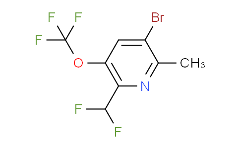 AM39047 | 1806091-52-0 | 3-Bromo-6-(difluoromethyl)-2-methyl-5-(trifluoromethoxy)pyridine