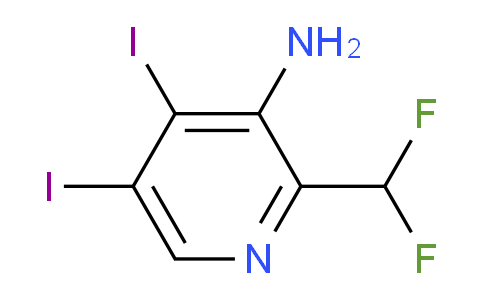 AM39069 | 1806895-83-9 | 3-Amino-2-(difluoromethyl)-4,5-diiodopyridine