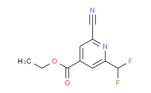 AM39080 | 1807301-46-7 | Ethyl 2-cyano-6-(difluoromethyl)isonicotinate