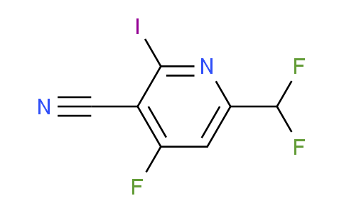 AM39097 | 1806986-21-9 | 3-Cyano-6-(difluoromethyl)-4-fluoro-2-iodopyridine